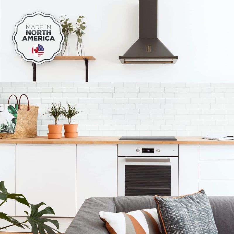 SMART TILES Peel and Stick Backsplash - 5 Sheets of 11.56"" x 8.38"" - 3D Adhesive Peel and Stick Tile Backsplash for Kitchen, Bathroom, Wall Tile - Image 2